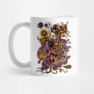 cute alien illustration Mug